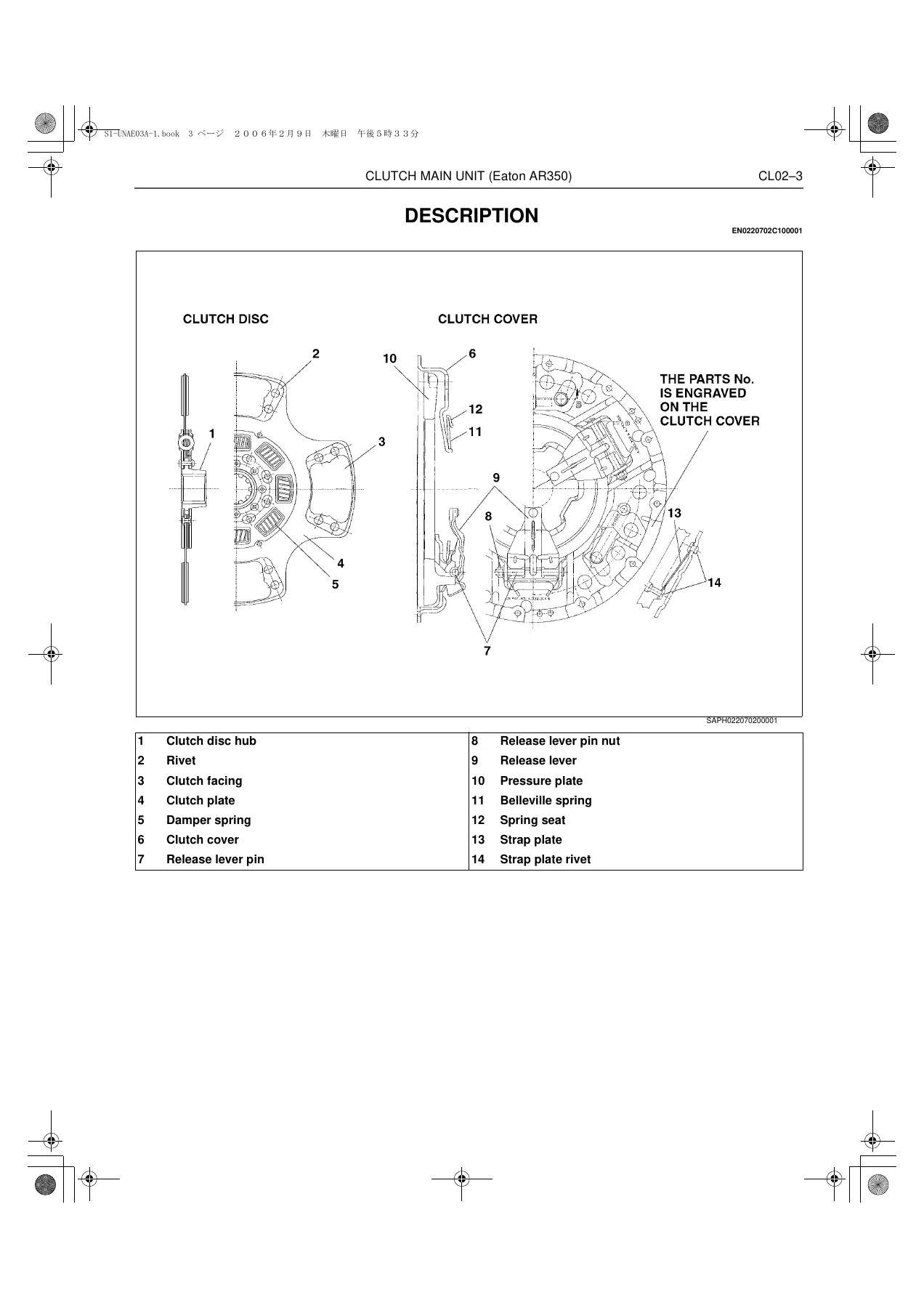 2007 Hino 145 165 185 238 258LP 268 338 Chassis Workshop Manual - Image 2