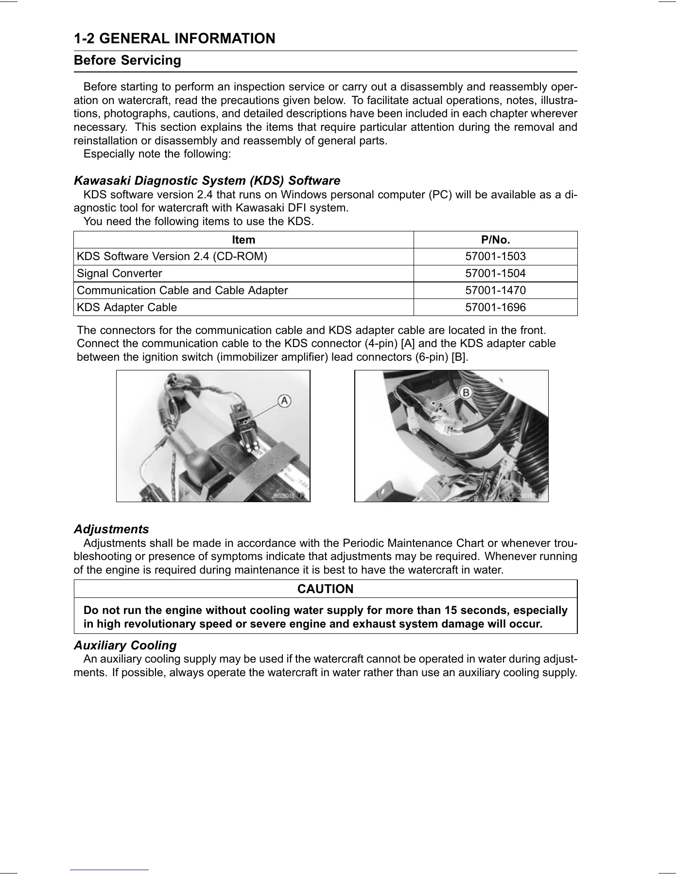 2007 Kawasaki Ultra 250X JT1500B Jet Ski Factory Service Manual - Image 3