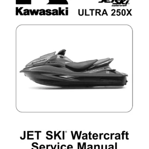 2007 Kawasaki Ultra 250X JT1500B Jet Ski Factory Service Manual