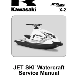 2007 Kawasaki X-2 JF800A7F Jet Ski Factory Service Manual - PDF Download