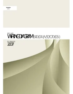 2007 Volvo S40 (04-), V50, C70 (06-) Wiring Diagram Manual - TP 3999202