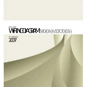 2007 Volvo S40 (04-), V50, C70 (06-) Wiring Diagram Manual - TP 3999202