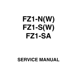 2007 Yamaha FZ1-N FZ1-S FZ1-SA Service Manual - 5D0-28197-E0