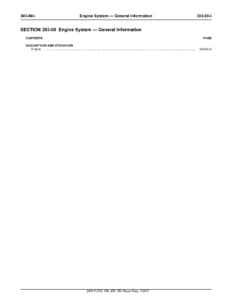 2008 Ford F-250 F-350 F-450 F-550 Super Duty Engine Systems Workshop Manual