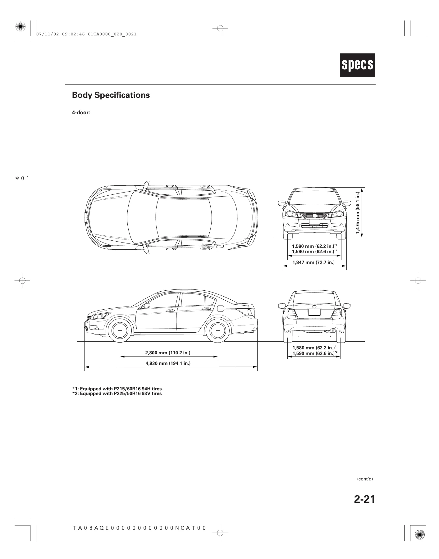 2008 Honda Accord Service Manual - 61TA0000 PDF Workshop Repair - Image 2