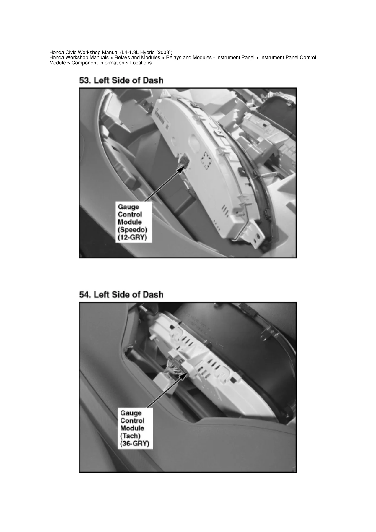 2008 Honda Civic 1.3L Hybrid Factory Workshop Manual PDF - Image 3