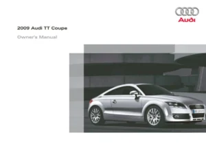 2009 Audi TT Coupe Owner's Manual - North America Edition PDF