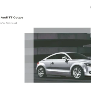 2009 Audi TT Coupe Owner's Manual - North America Edition PDF