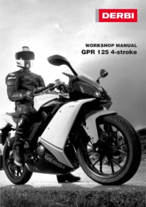 2009 Derbi GPR 125 4-Stroke Workshop Manual - Complete Service & Repair PDF