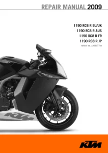 2009 KTM 1190 RC8 R Repair Manual