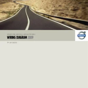 2009 Volvo C30 S40 V50 C70 Wiring Diagram Manual TP39129202