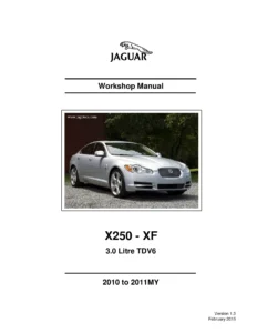 2010-2011 Jaguar XF X250 3.0 TDV6 Workshop Manual