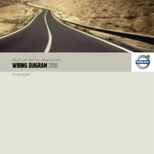 2010 Volvo C30 S40 V50 C70 Wiring Diagram Manual TP39150202