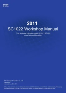 2011 Changan SC1022 Workshop Manual - Complete Service & Repair Manual PDF
