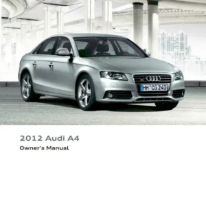 2012 Audi A4 Owner's Manual US Edition PDF Download