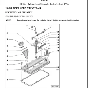 2012 Audi Q7 3.0 TDI Engine CATA Cylinder Head & Valvetrain Service Manual - PDF Download