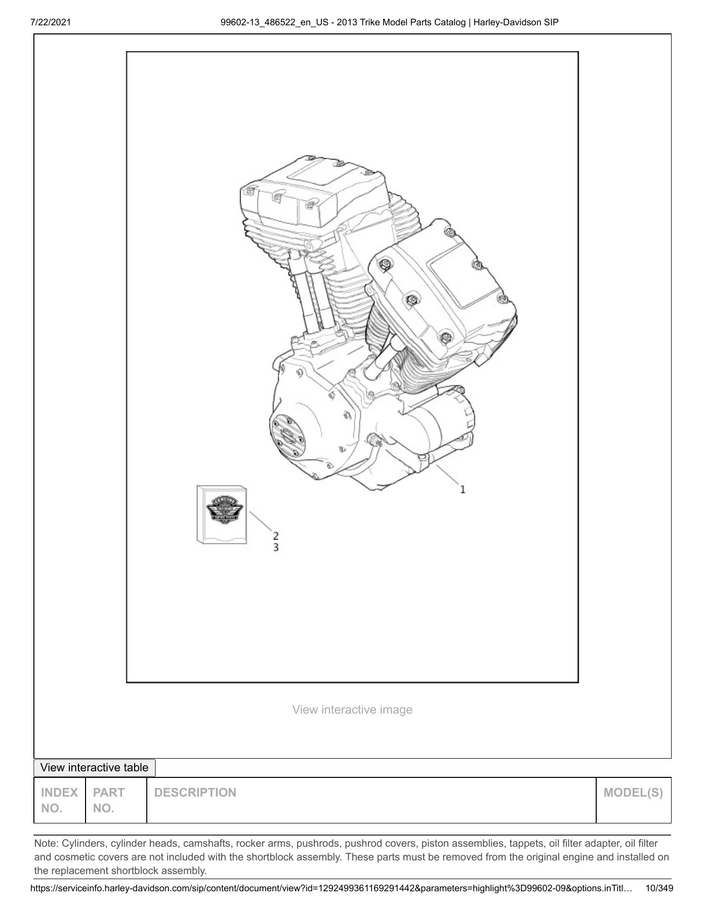 2013 Harley-Davidson Tri Glide Trike Model Parts Catalog 99602-13 PDF - Image 2