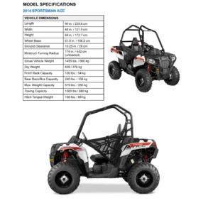 2014-2016 Polaris ACE Service Manual PDF - 325 570 900 Repair Guide