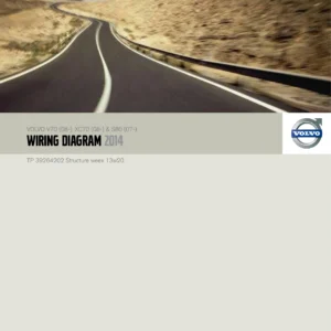 2014 Volvo V70 XC70 S80 Wiring Diagram TP39264202 Electrical Schematic Manual