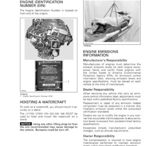 2016-2017 Sea-Doo Watercraft Service and Parts Compilation Manual