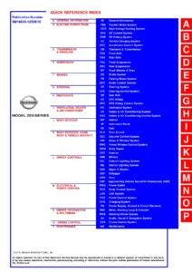 2016 Nissan LEAF ZE0 Series Electronic Service Manual - Repair & Wiring PDF