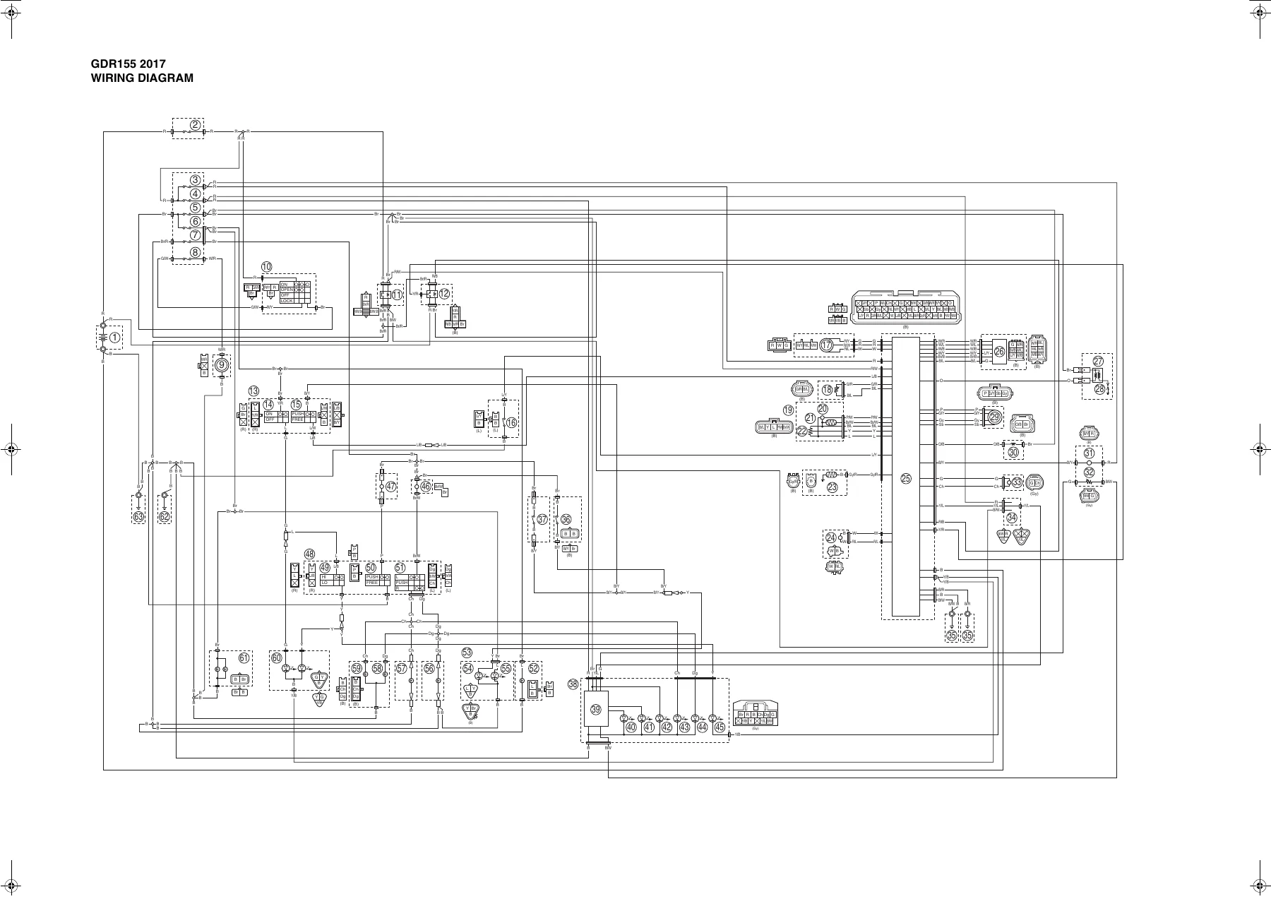 2017 Yamaha GDR155 NVX Service Manual - GDR155 & GDR155-A Repair Guide PDF - Image 2