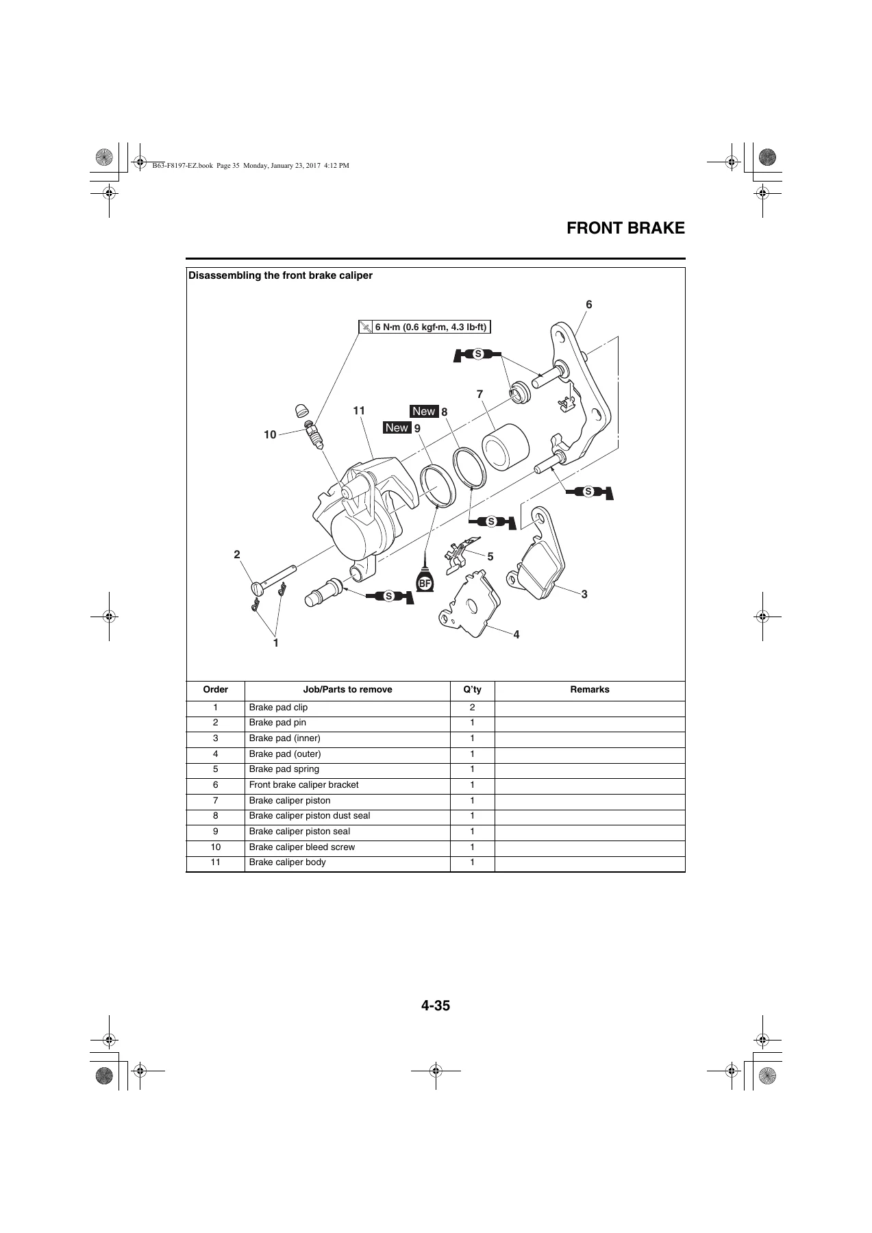 2017 Yamaha GDR155 NVX Service Manual - GDR155 & GDR155-A Repair Guide PDF - Image 3