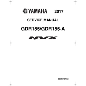 2017 Yamaha GDR155 NVX Service Manual - GDR155 & GDR155-A Repair Guide PDF