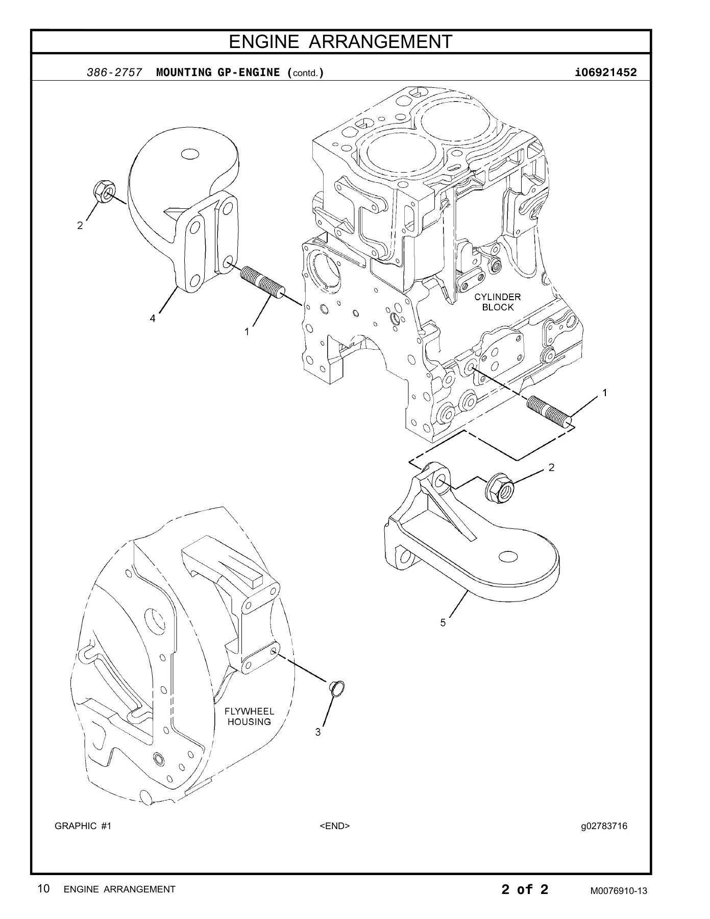 2018 Caterpillar 426F2 Backhoe Loader Side Shift Parts Manual M0076910-13 - Image 2