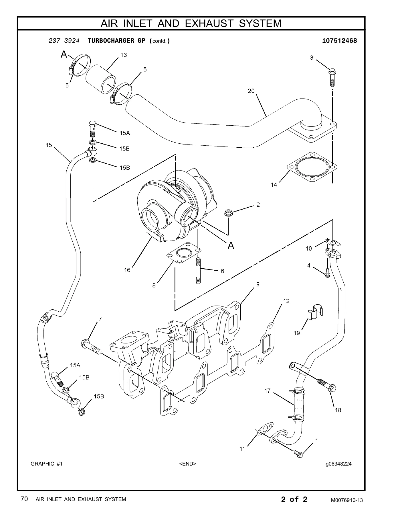 2018 Caterpillar 426F2 Backhoe Loader Side Shift Parts Manual M0076910-13 - Image 3