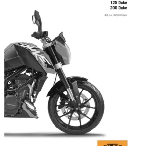 2018 KTM 125 Duke & 200 Duke Repair Manual - Full Workshop PDF