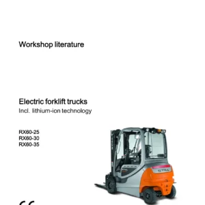 2018 STILL RX60-25 RX60-30 RX60-35 Electric Forklift Workshop Manual - PDF Download