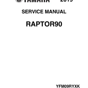 2019 Yamaha Raptor 90 YFM09RYXK Service Manual - BD3-F8197-11