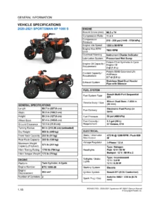 2020-2021 Polaris Sportsman XP 1000 S Service Repair Manual PDF