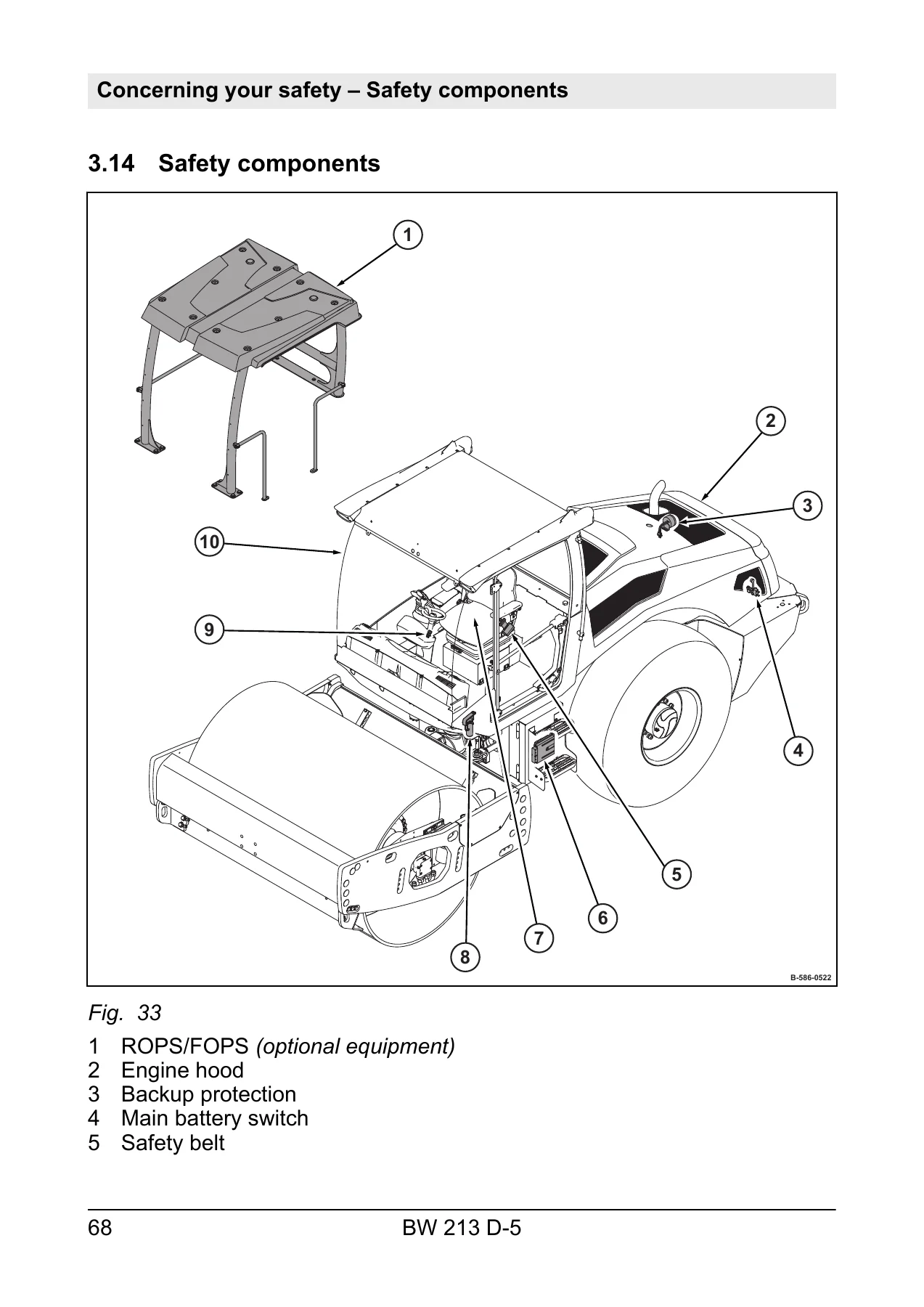 2020 BOMAG BW 213 D-5 Single Drum Roller Operating and Maintenance Manual - Image 3