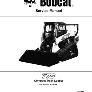 2021 Bobcat T76 Compact Track Loader Service Manual 7323984 - B4CE11001 & Above