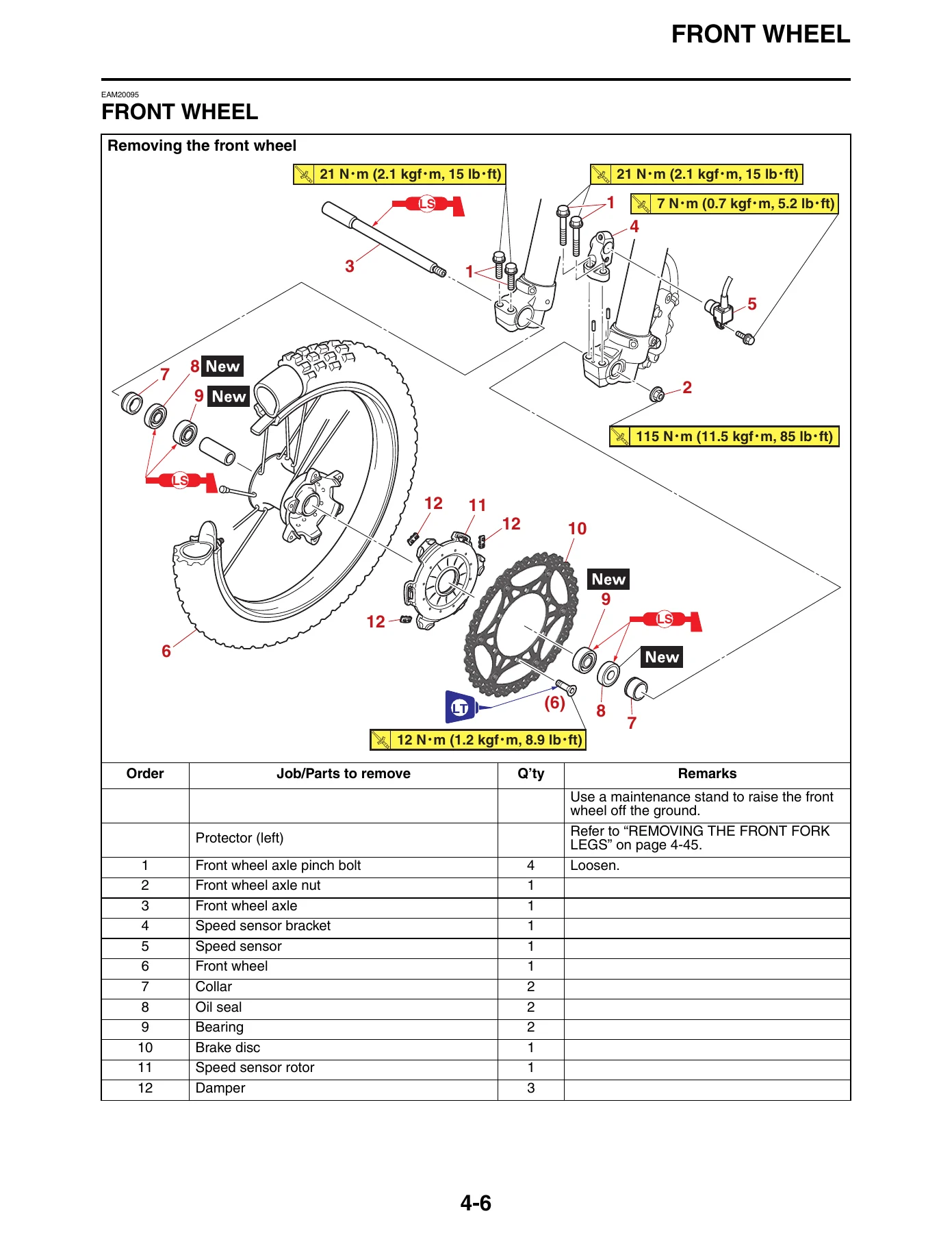 2021 Yamaha WR450F WR450FM Owner's Service Manual PDF Download - Image 3
