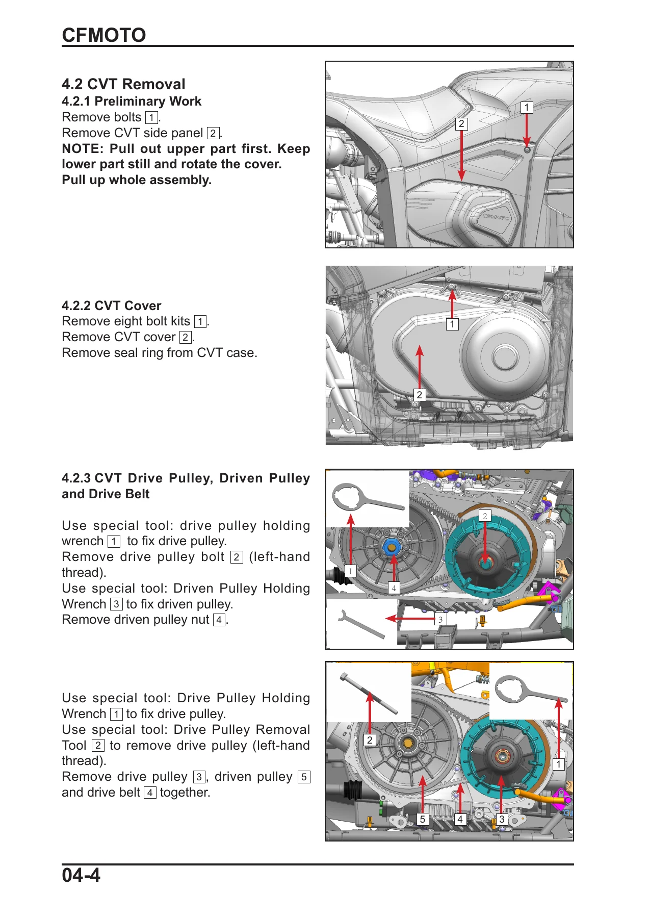 2024 CFMOTO CFORCE 400 450 500 520 Service Manual - Full Workshop Repair PDF - Image 3