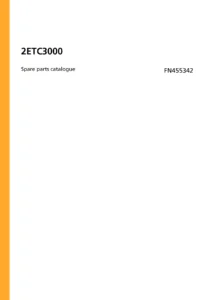2ETC3000 Spare Parts Catalogue FN455342 - Jungheinrich Electric Forklift Parts Manual PDF