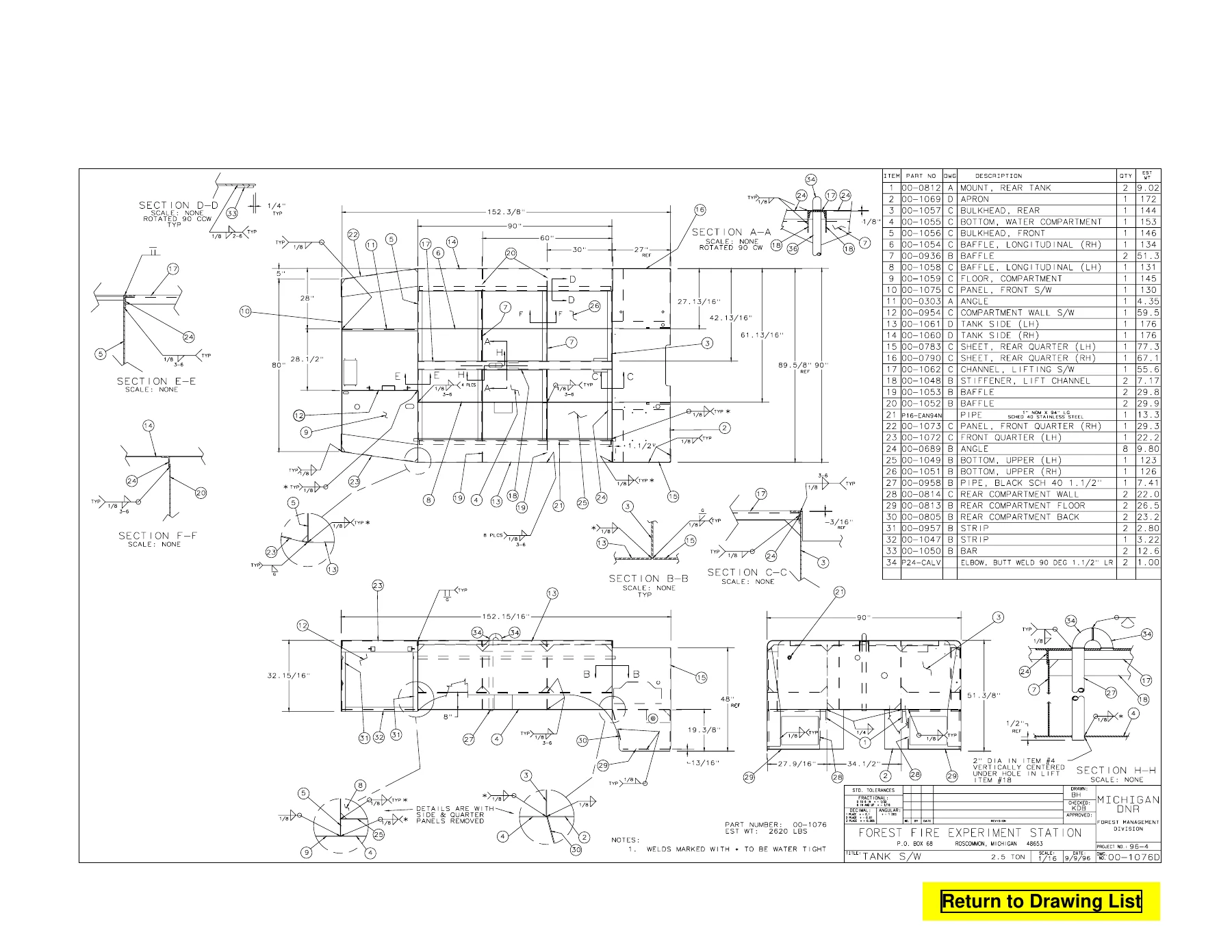 6x6 Wildland Fire Engines Project 63 - Military M35 M809 M939 Fire Engine Conversion Manual - Image 3