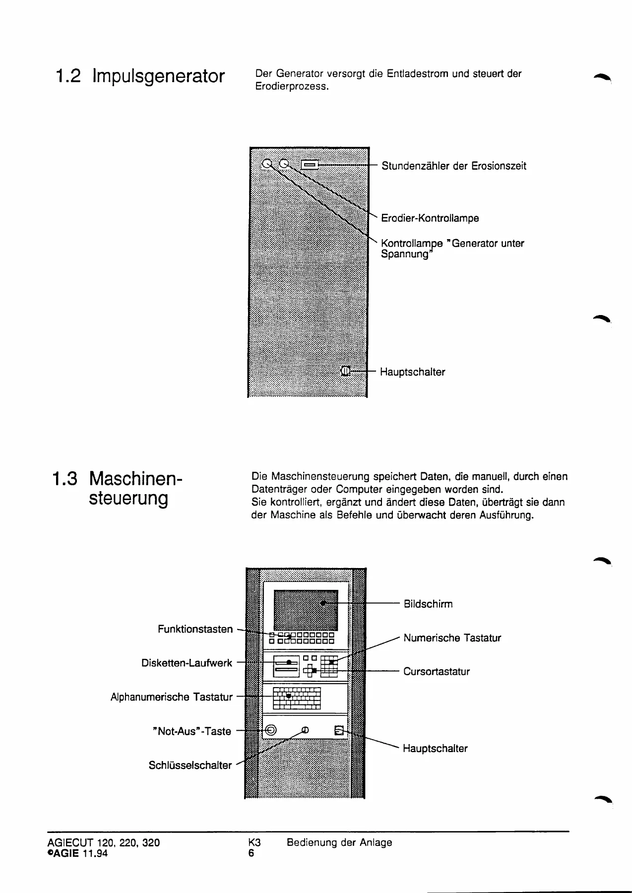 AGIE AGIECUT 120 220 320 Bedienungshandbuch β Handbuch fΓΌr Drahterosion, Wartung & Programmierung (PDF) - Image 2