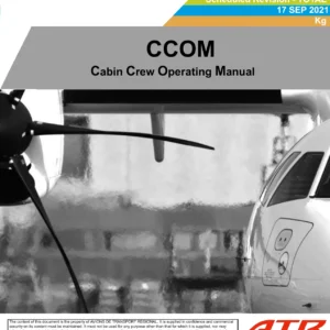 ATR 72-500 Cabin Crew Operating Manual (CCOM) 17 SEP 2021 Revision 17