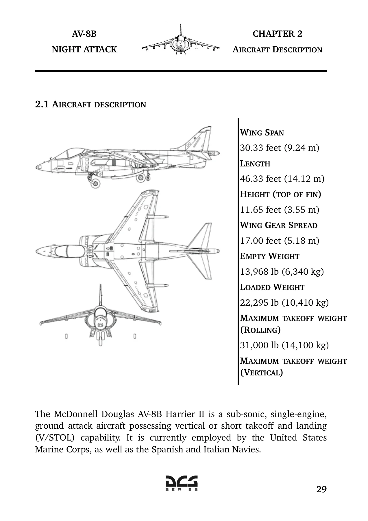 AV-8B Night Attack V/STOL Harrier User Manual - Complete Aircraft Systems & Flight Procedures Guide - Image 2