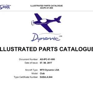 Aerospool WT9 Dynamic LSA Club Illustrated Parts Catalogue AS-IPC-01-000 PDF