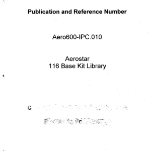 Aerostar 600/601/601P/602P/700P Illustrated Parts Catalog - PDF Manual
