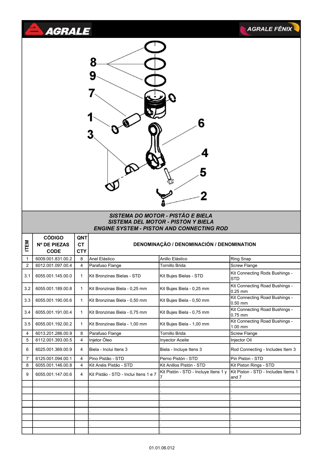 Agrale A10000-F 3.8 Euro VI Truck Parts Catalog Manual (1st Edition) - Image 3
