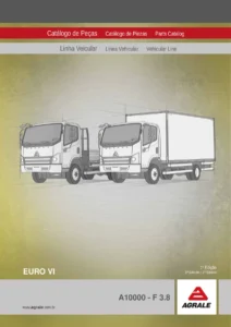Agrale A10000-F 3.8 Euro VI Truck Parts Catalog Manual (1st Edition)