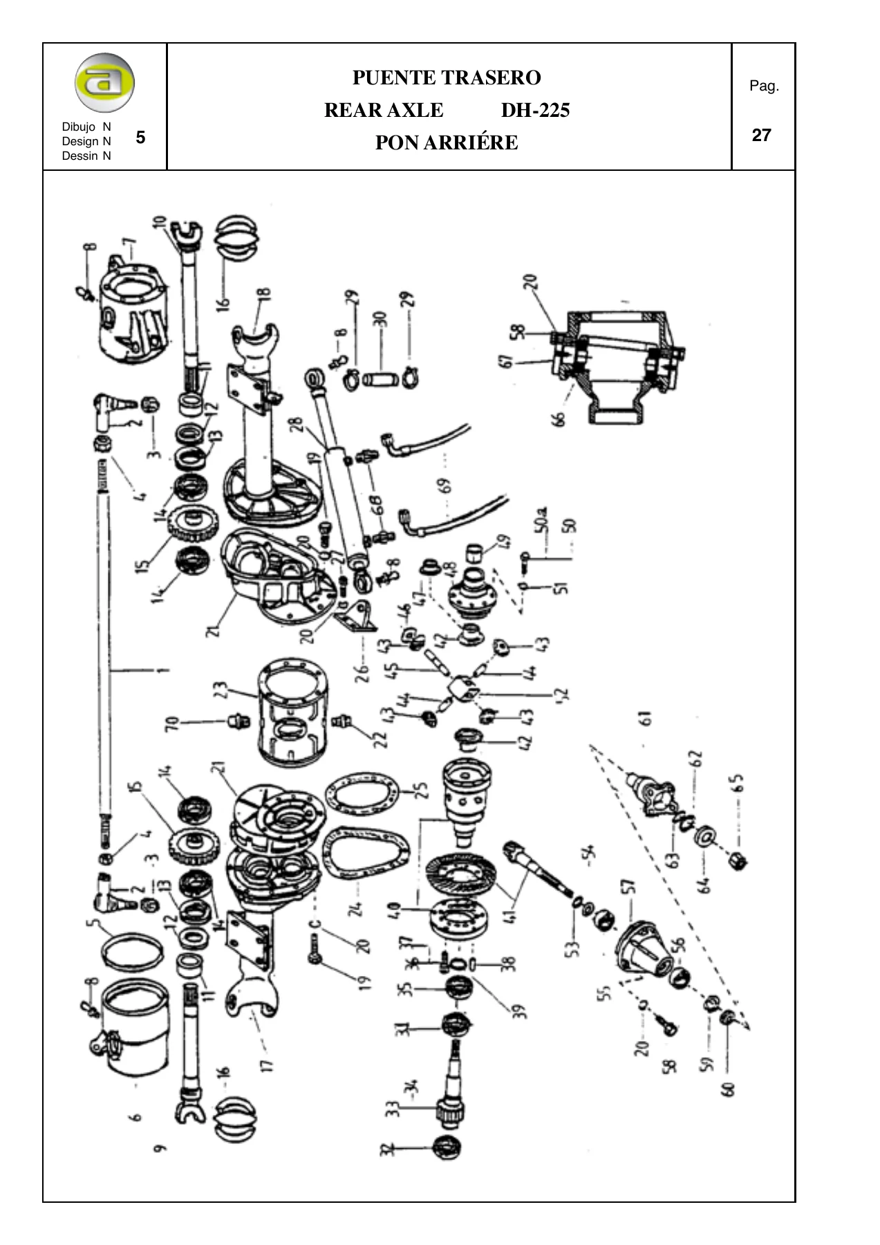 Agria DH-220 DH-225 Dumper 4x4 Spare Parts Catalogue PDF - Image 3