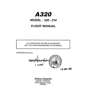 Airbus A320-214 Airplane Flight Manual (AFM) - EASA Approved PDF