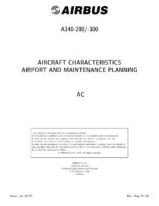 Airbus A340-200 A340-300 Aircraft Characteristics Airport and Maintenance Planning Manual - PDF